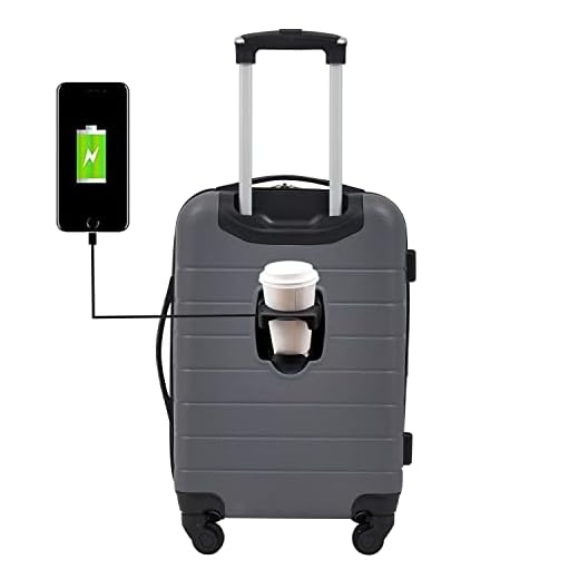 How much for luggage on uber Wrangler Smart Spinner Carry-On Luggage