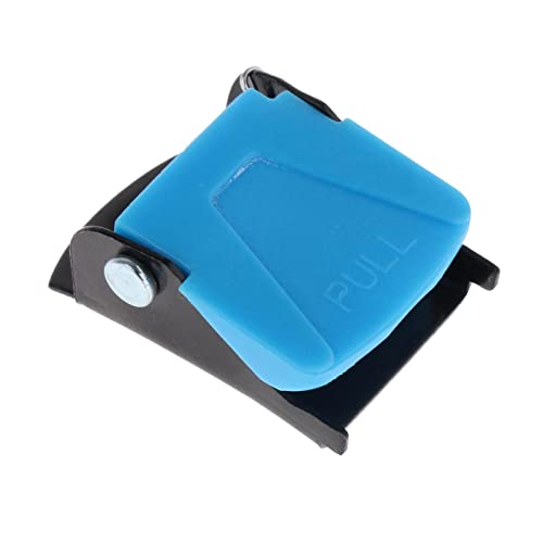 耐久性のあるローラースケートストラップバックルスケートストラップ留め金修理アクセサリースタイルCライト青, 水色, 22 mm