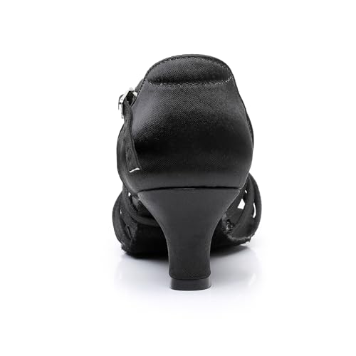 Rosefinch Professional-Grade Non-Slip Latin Dance Shoes for Women - Lightweight and Flexible Ballroom Dance Shoes for Students and Teachers3