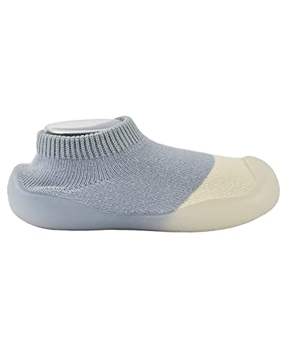 TS WITH TECHSUN Walking Baby Sneakers Floor Socks Plain Cotton Lightweight Soft Sole Casual Anti Slippery Shoes for Party, Indoor Use - Image 5