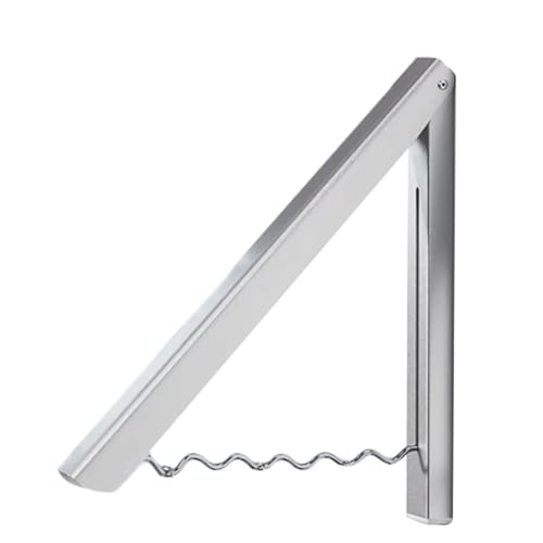 GAHQMSDG Barra para Colgar Estante Plegable para Ropa, Barra Colgante montada en la Pared, estantes de Secado Multiusos para Ahorrar Espacio, Varillas para Ropa Perchero