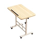 GQTYBZ Table à Dessin en Bois, avec Hauteur RéGlable Table d'art Inclinable pour La Peinture, Bureau D'Ordinateur, éCrire, éTudier, Lire, Travailler (Beige, 80 x 40 cm)