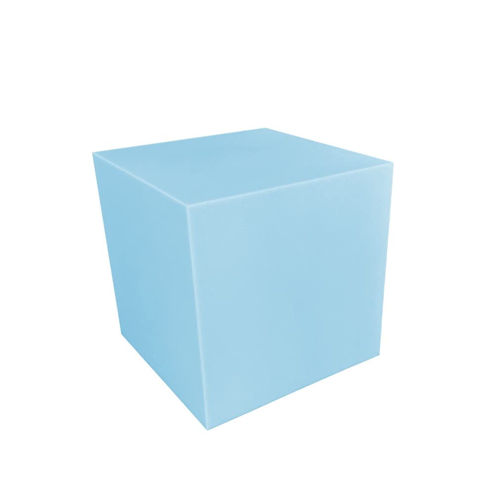 Espuma HR a Medida - Disponibles en Diferentes Formas y tamaños -Transpirable y Duradera - Tratamientos antibacterias - 80 x 120 x 10 cm, Espuma Blanda 20 kg/m³