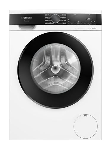 Siemens WG44G2F22 iQ500 Waschmaschine 9kg, 1400 UpM, i-Dos Automatische Waschmitteldosierung, Antiflecken-System, smartFinish für weniger Bügeln, Schneller Waschen mit speedPack L, waterPerfect Plus