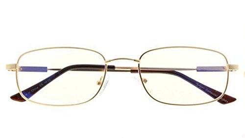 Image of CessBlu Computer Glasses Men Bendable Titanium Reading Eyeglasses Blue Light Filter