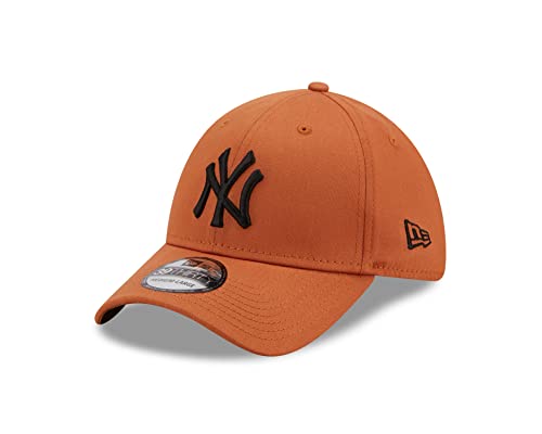 New Era York Yankees - Fankappe Baseball - - gebogener Schirm, geschlossene RĂĽckseite - Basecap - Braun - L-XL (7 1/8-7 5/8)