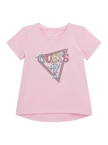 GUESS Girls' Eco Short Sleeve High Low T-Shirt