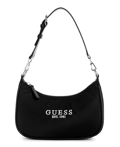 GUESS Bolsa de ombro Arona, Preto, One Size, Bolsa de ombro Arona