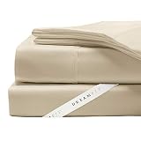 DreamFit 3-Degree 300 Thread Count Select World Class Cotton Sheet Set, Twin XL, Taupe