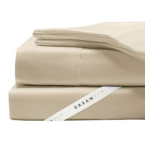 Dreamfit 3-Degree 300 Thread Count Select World Class Cotton Sheet Set, Twin Xl, Taupe #TOP3