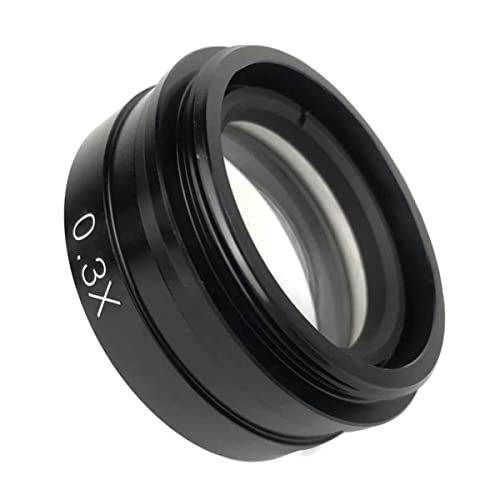 顕微鏡観察 工業用ビデオ顕微鏡 C マウントレンズ 120X 180X 300X 拡大鏡 0.3X 0.5X 2X 距離レンズ(0.3x)