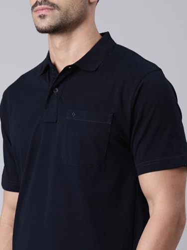 Image of Classic Polo Men's Half Sleeve Polo Neck Authentic Fit Solid Cotton T-Shirt
