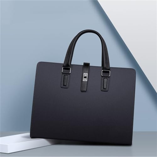 Briefcase Men's Business Large Capacity Leather Men's Handbag Shoulder Bag Crossbody Bag Business Bag2