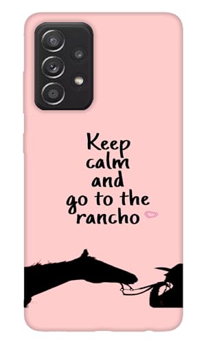 Image of 3D Premium Printed Horse Mobile Back Cover & Case Designer for Samsung Galaxy A52s
