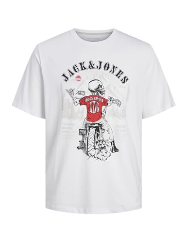 JACK&JONES JUNIOR Jungen Jjskull Rock Tee Crew Neck Jnr T-Shirt,...