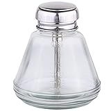 HONMEET 1pezzi Dispenser Flacone in Vetro Spesso Per Detergente e Negozio Anima in Metallo