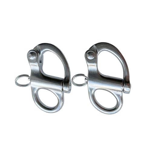 QualiTime Stainless-Steel Quick Release Shackle - 2.75