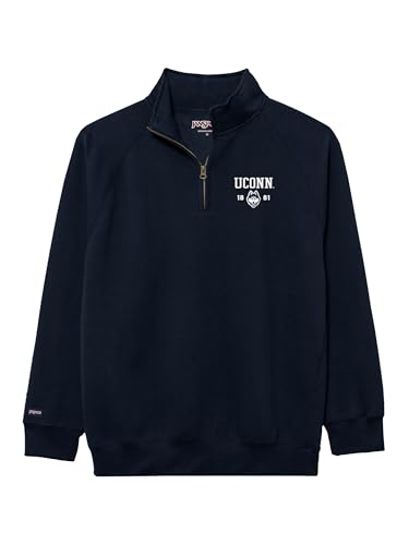 Image of JanSport Unisex Adult NCAA Officially Licensed Rival Long Sleeve Stand-Up Collar Quarter Zip Sweatshirt