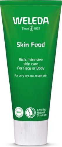 Weleda Skin Food, Dry Skin Moisturiser, Moisturising Cream & Primer, Face & Body, For Men & Women, Multiple Uses, 100% Certified Natural, Organic, 75ml