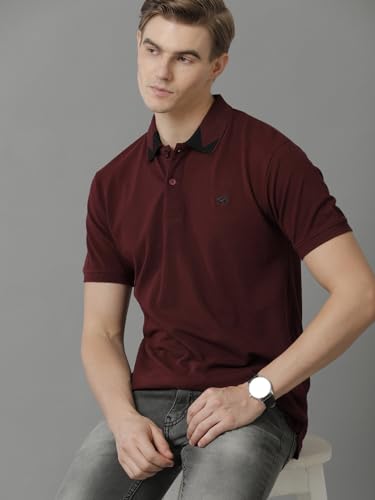 Image of ADRO Mens Polo T Shirt -100% Cotton Polo Tshirt for Men | Solid Polo T-Shirt Regular fit