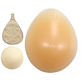 [ミコプエラ] 人工乳房 水滴型 シリコンパッド 保護カバー ブラパット 3点セット フック付き 乳がんパッド バスト補正 (フック付き, 150g)