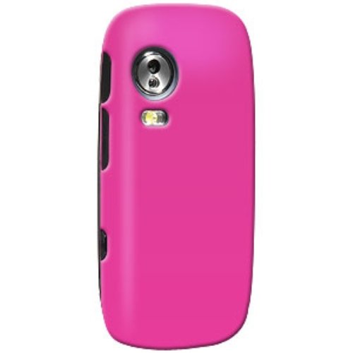 Coque rigide Samsung Instinct HD M850 housse rose fuchsia Amzer avec film protecteur