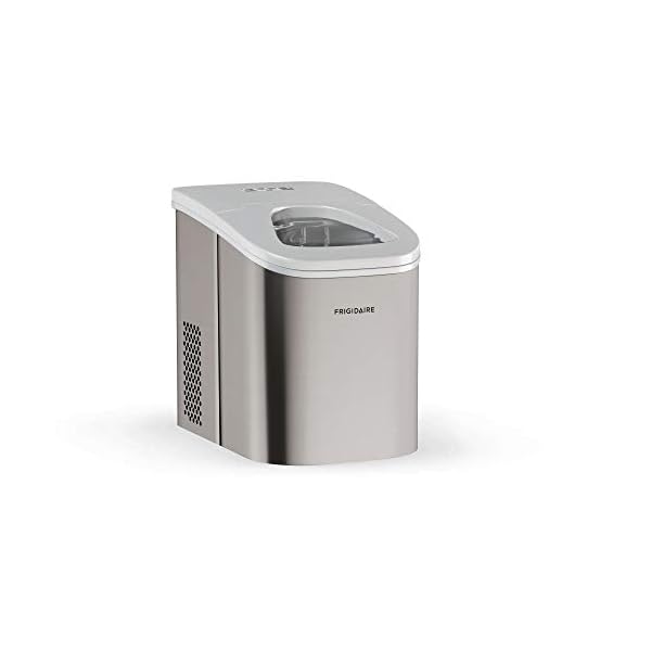 Frigidaire EFIC117SS 26 Pound Ice Maker, 26 lbs per day, Stainless Mini Fridge