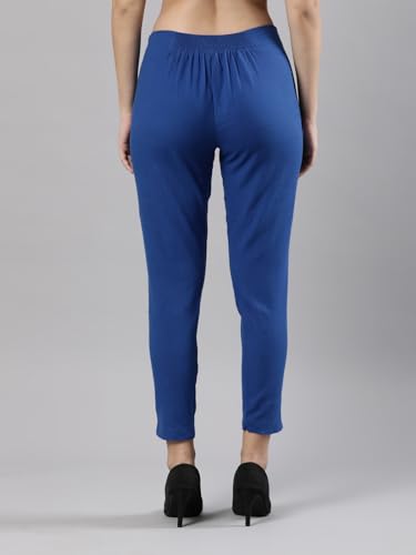 Image of Femmora Comfortable Fit Solid Straight Pant, Breathable Cotton Fabric with Side Zip Button Closure, for Women, Pack of 1