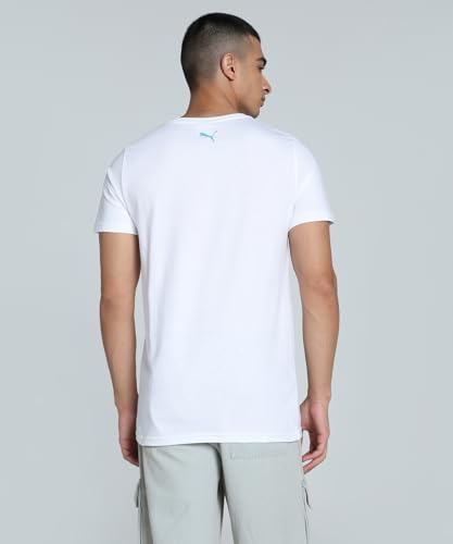 Image of Puma Men Cotton Solid Classic Fit Tees