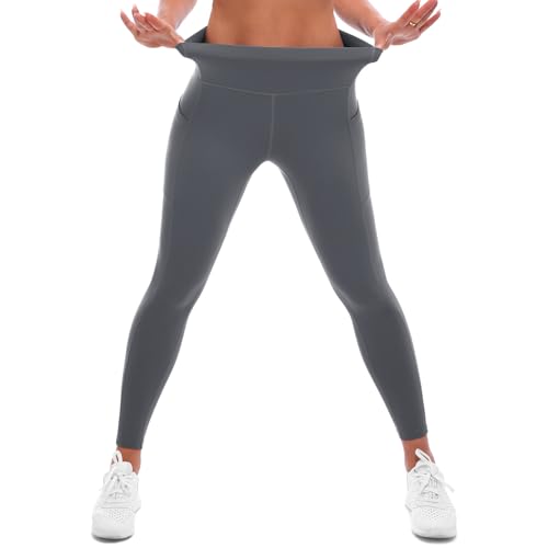 SINOPHANT Thick Yoga Pants with Pockets-High Wasited Workout Tummy Control Yoga Leggings2