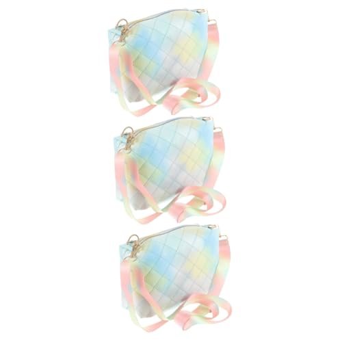 Sac besace femme PU original avec pack dégradé de couleurs géométrique