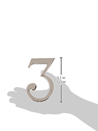 Numéro de maison 3 Baldwin 90673055 pour plaque de porte