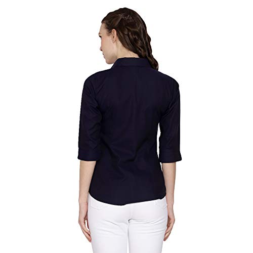 Image of Blue RoninWomen Stylish Western Official Formal Shirts for Women Regular fit Shirts for Women