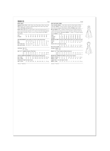 SIMPLICITY Sewing Pattern SS9913H5 Misses' Dress H5 (6-8-10-12-14), Multicoloured - Image 3