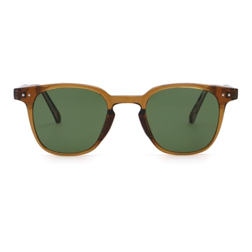 Square Frame Sunglasses Women Men Trendy Glasses UV400 Sunglasses CP Frame Acetate Temple2