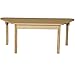 Wood Designs HPL3060TRPZ16 Trapezoidal High Pressure Laminate Table with Hardwood Legs-16", 17" Height, 30" Width, 60" Length