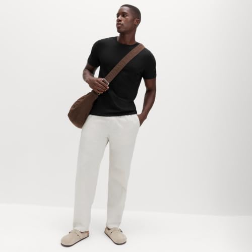 Image of Marks & Spencer Mens Solid Cotton Crew Neck Regular Fit T Shirt