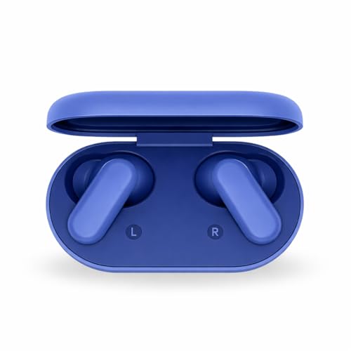 Image of Lynacz Original Wireless Earbuds Compatible with OnePlus, 11 Pro / 11R / Nord 3, Long Playback, Lightweight Design Blue (BUDS-2R)