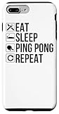 Photo Gallery custodia per iphone 7 plus/8 plus eat sleep ping pong repeat - divertente amante del ping pong Photo Gallery custodia per iphone 7 plus/8 plus eat sleep ping pong repeat - divertente amante del ping pong