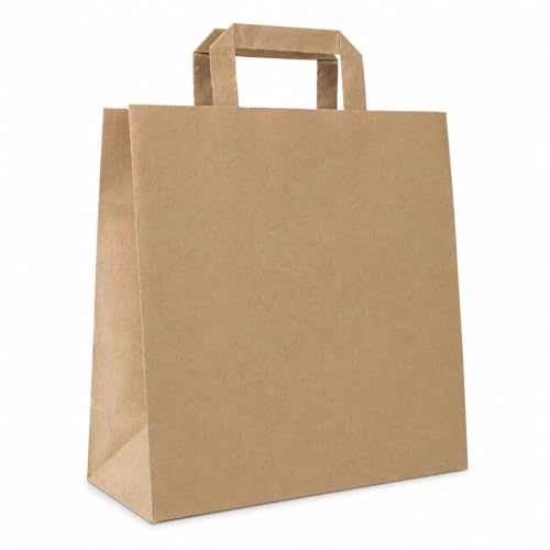 PACKY - Sacchetti Carta Con Manici 32x40x12 Cm - 250 Pezzi - Buste Carta