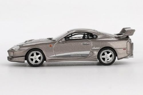 Mini GT 1/64 Toyota Supra Veilside Gris Combate miniatura 3
