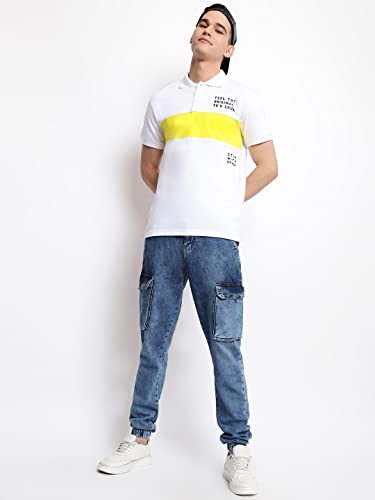 Image of Half Sleeve Polo Neck Cotton Tshirt for Mens-BMP