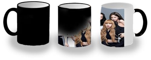 MERCHANDMANIA TAZA MÁGICA cantantes kpop blackpink how you like that pink venom...