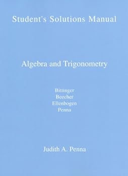 Paperback Algebra and Trigonometry: Students Solution Manual Book