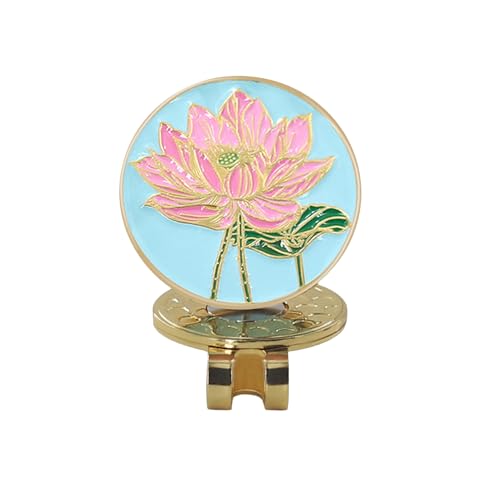 Sillas de enganche de sombrero de golf con marcador de pelota – clip magnético para sombrero de golf – accesorios de portátiles con diseño para jugadores apasionados