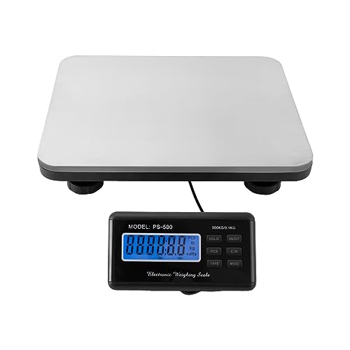Báscula digital plataforma 660 lbs multifuncional negra miniatura 6