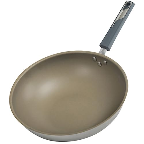 Wok de Cerámica Antiadherente con Mango de Acero Inoxidable
