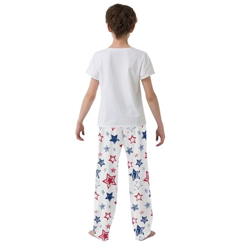 Abstract Hand Drawn Stars Boys Pants for Kids Jogger Pants with Pockets S-XL3
