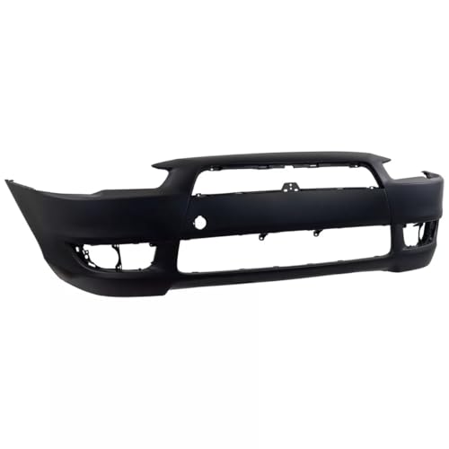 Image of FitParts Compatible with Mitsubishi Lancer 2008-2015 Front Bumper Cover | Primed, Without air dam holes, Ready to Paint, OEM 6400D172, MI1000324