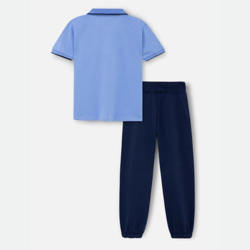 Image of Nap Chief Kids Cotton Official Smiley World Printed Co ord Set for Boys & Girls, Tshirt & Joggers Set for Casual Wear